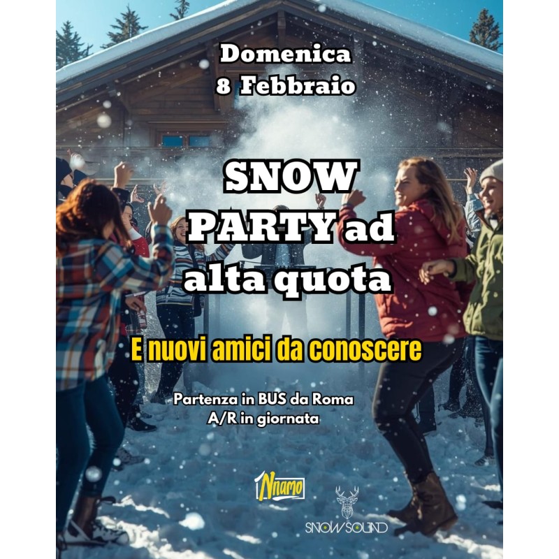 Snow Party con Crazy Bus a CAMPO FELICE