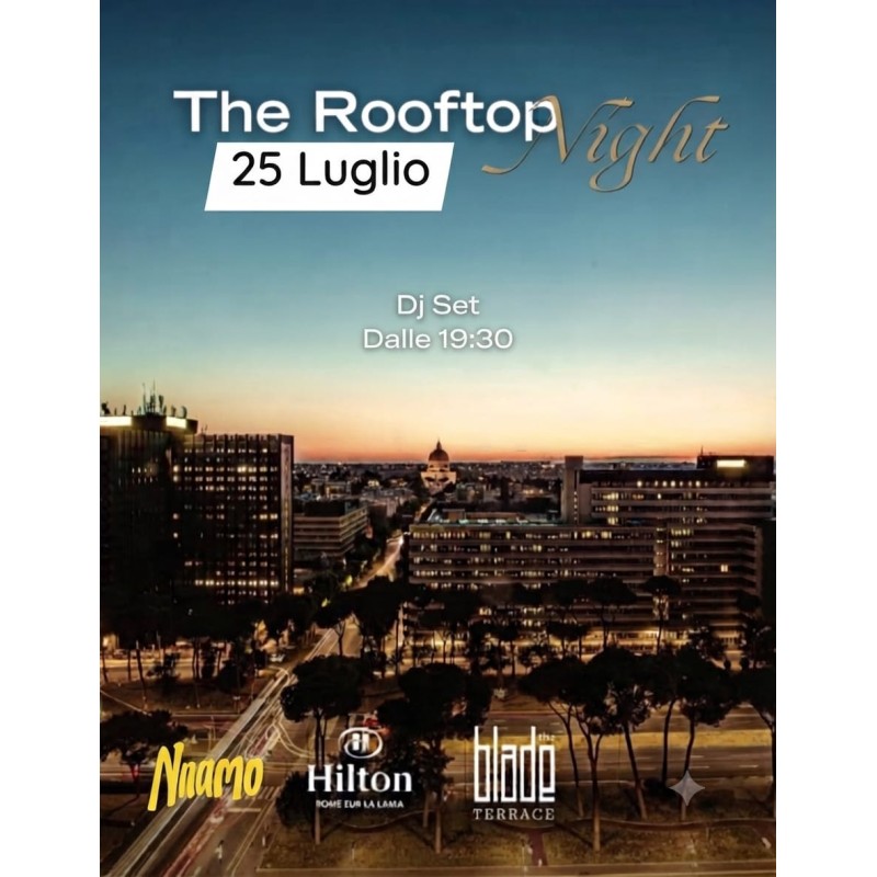 ROOFTOP EXCLUSIVE: Tramonto & nuovi Amici a 60 metri d'altezza