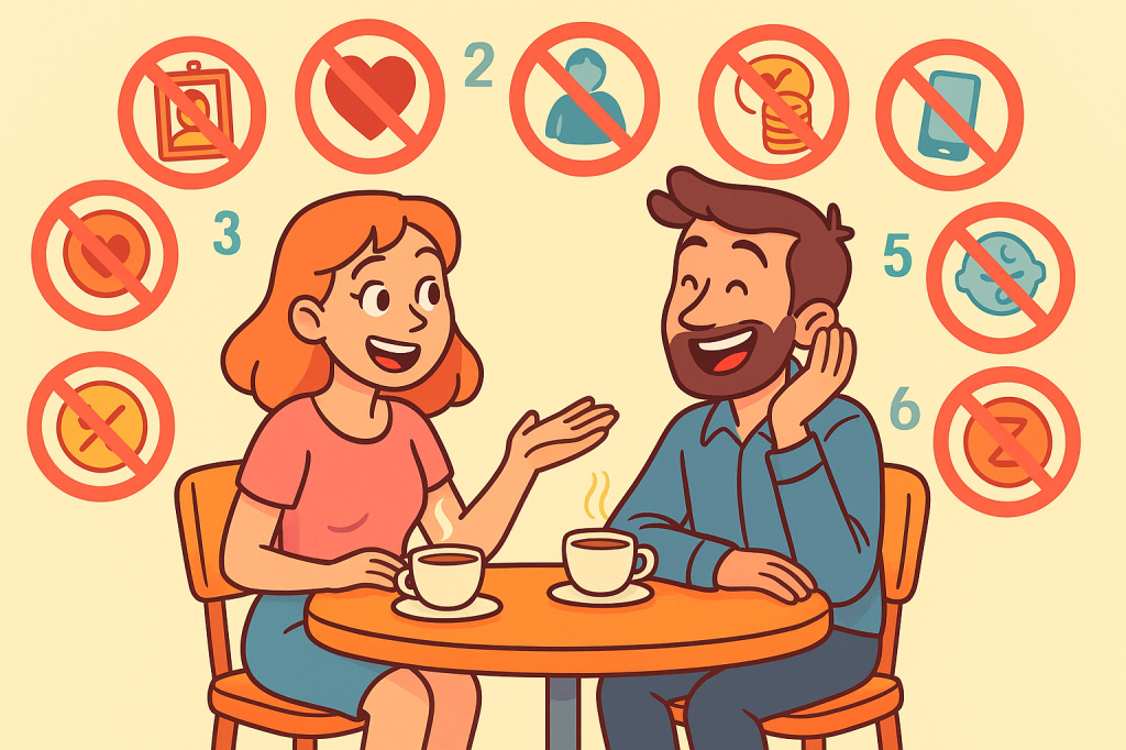 La Rubrica: SOS Primo Appuntamento, 7 cose da non dire mai!